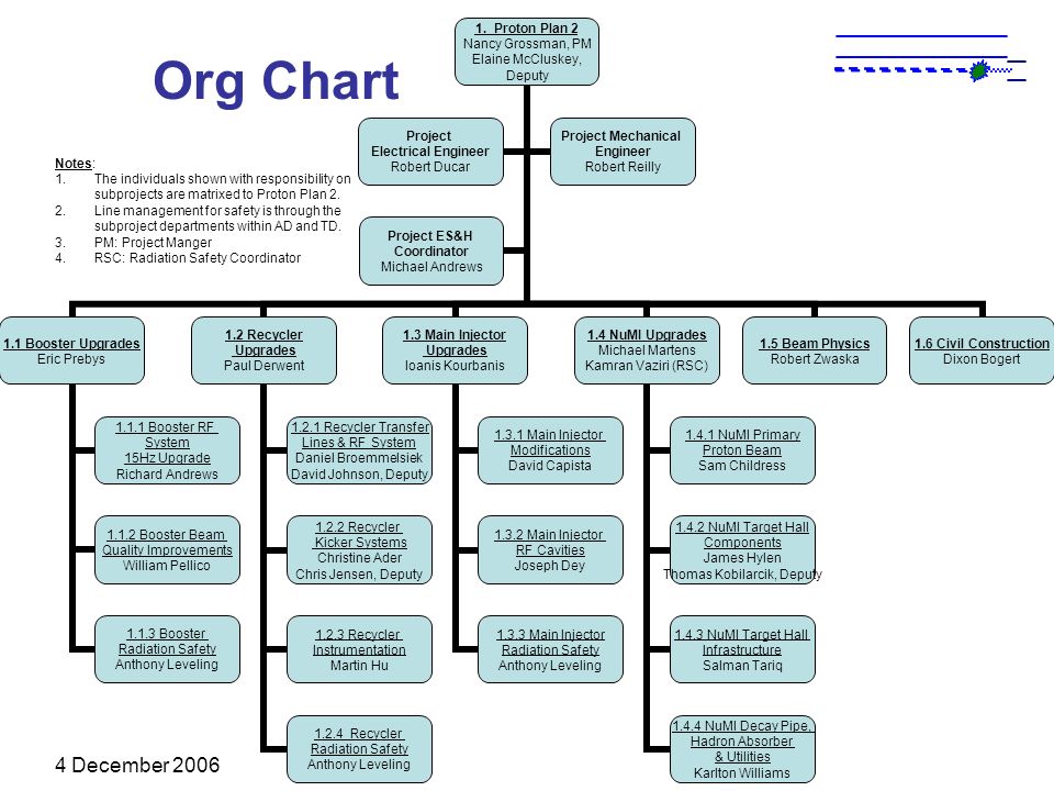 Proton Organization Chart