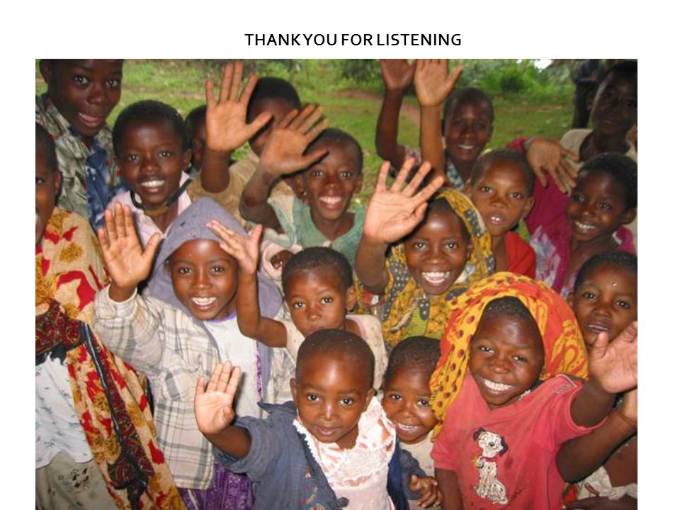 THANK YOU FOR LISTENING