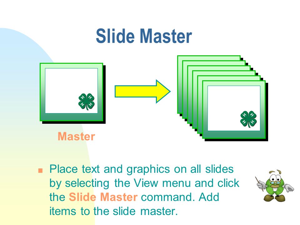 See your presentation interactively on your desktop computer Slide Show View