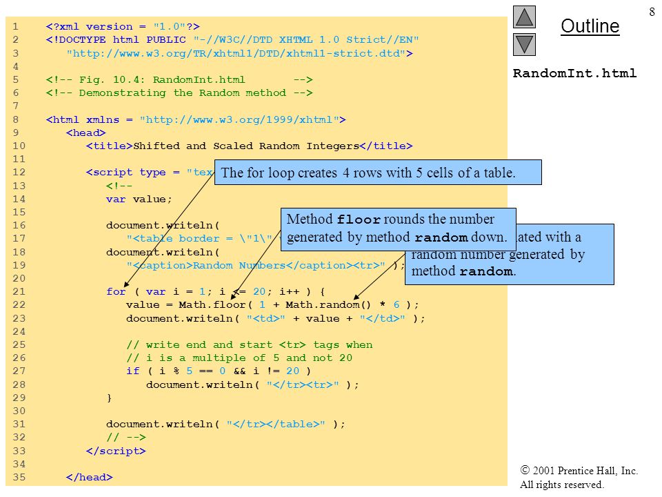 2001 Prentice Hall, Inc. All rights reserved. 1 Chapter 10 - JavaScript ...