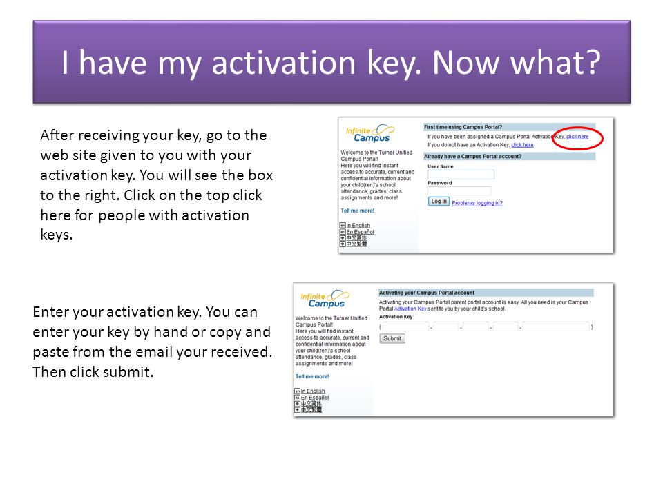 I have my activation key. Now what.