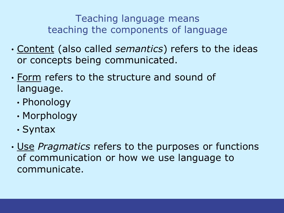 Taught meaning. Language means. Teaching meaning. Didactic meaning.