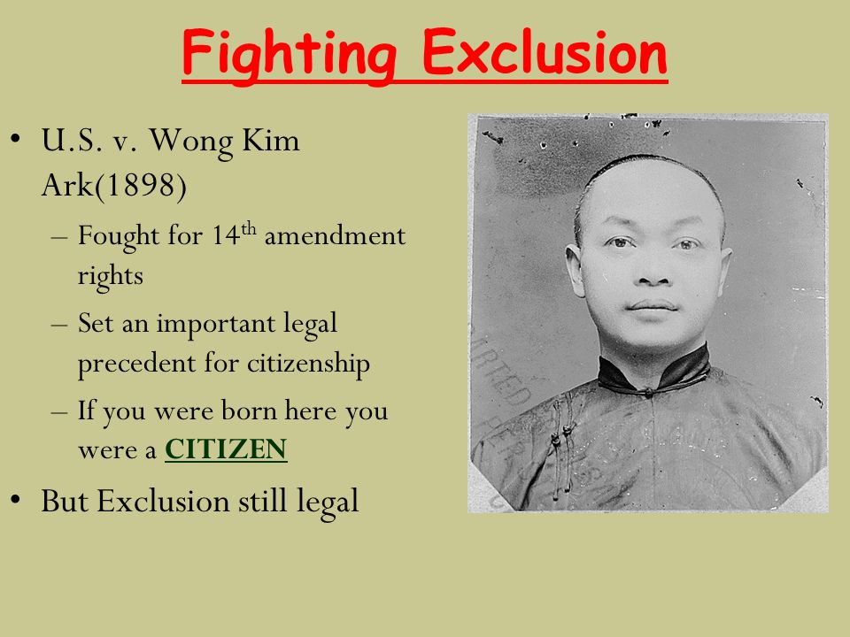 Fighting Exclusion U.S. v.