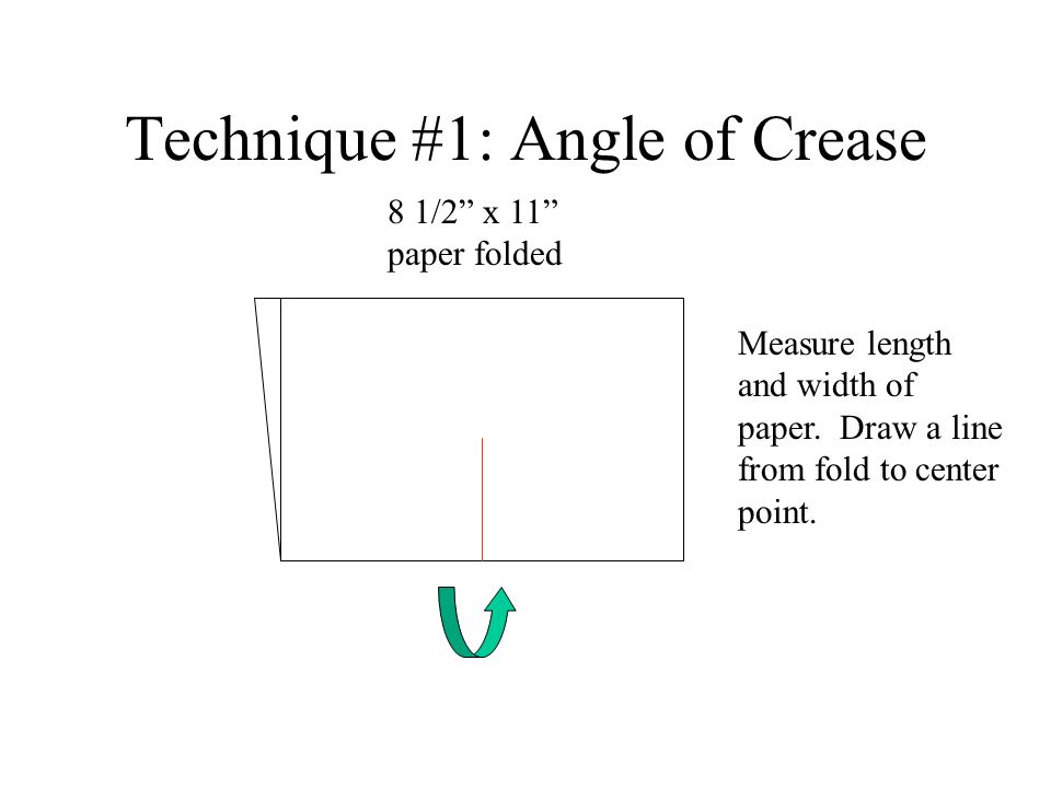 its pop up time technique 1 angle of crease 8 1 2 x 11 paper 8 1 2 x 11