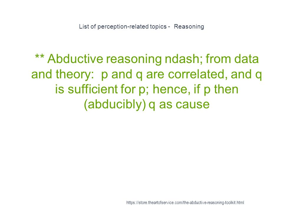 Abductive Reasoning Ppt Download - 