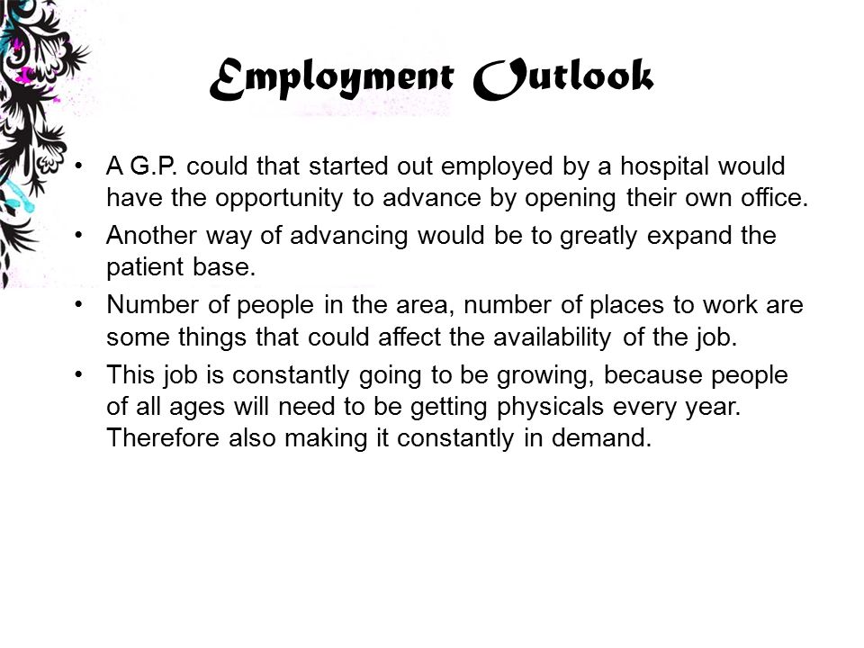 Employment Outlook A G.P.