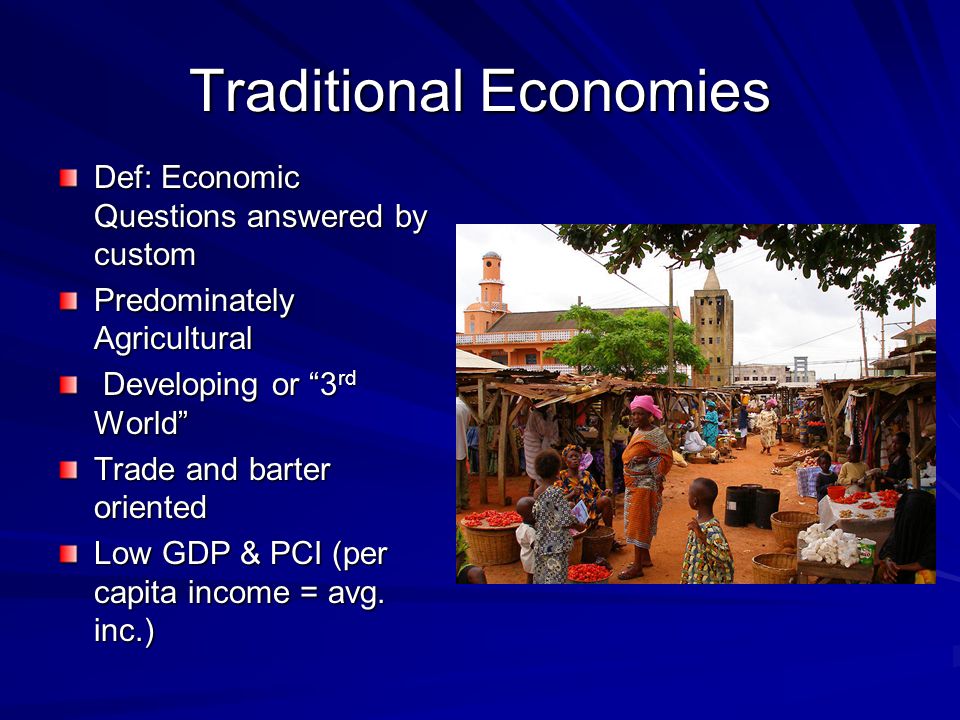 Part 3: Comparative Economics