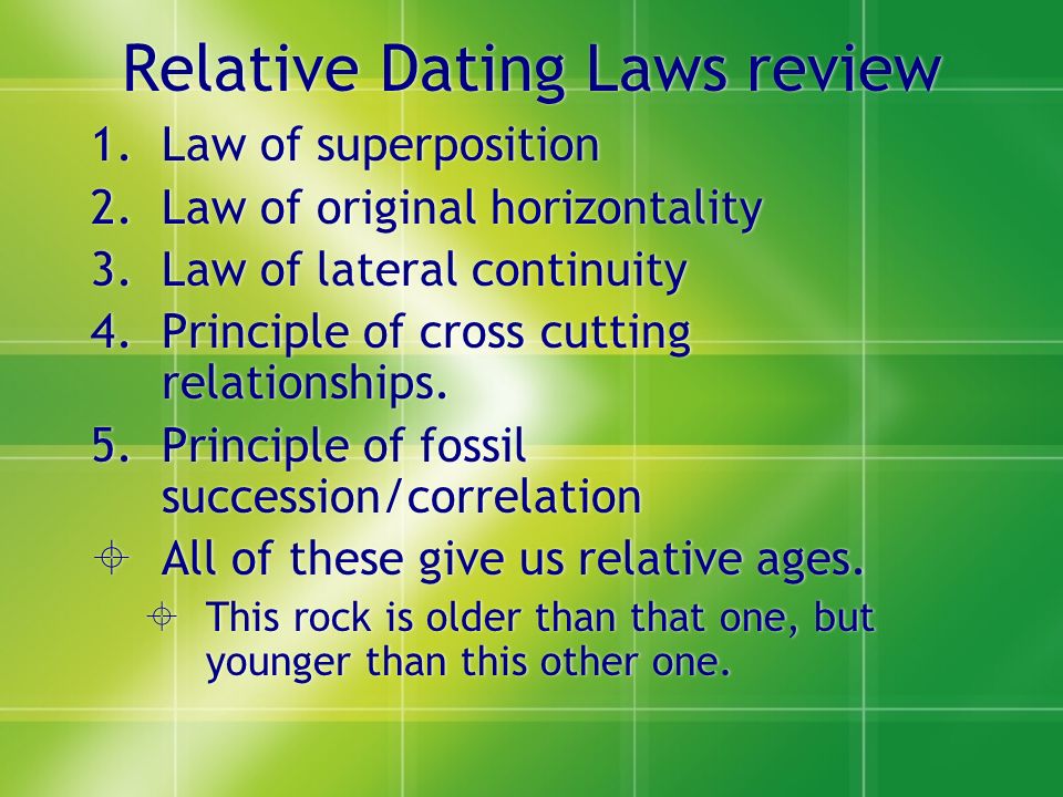Dating age laws