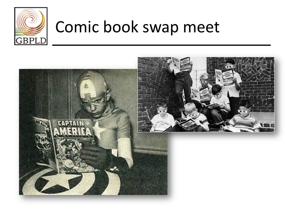 Comic book swap meet