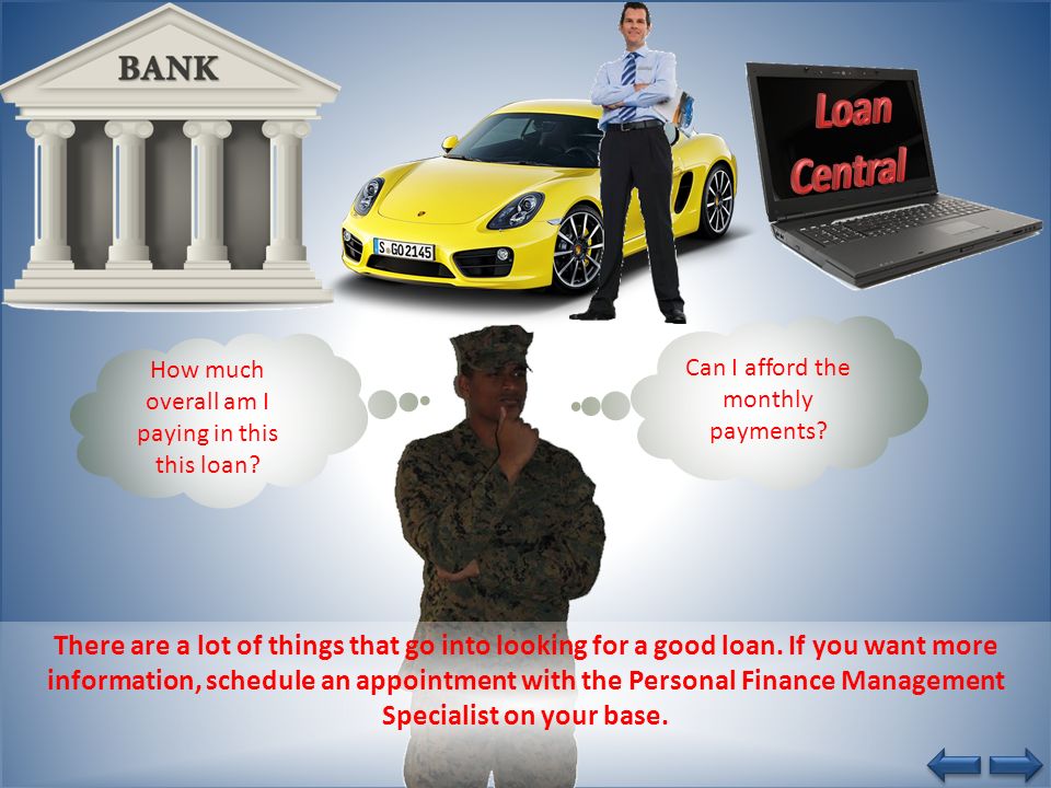 There are a lot of things that go into looking for a good loan.