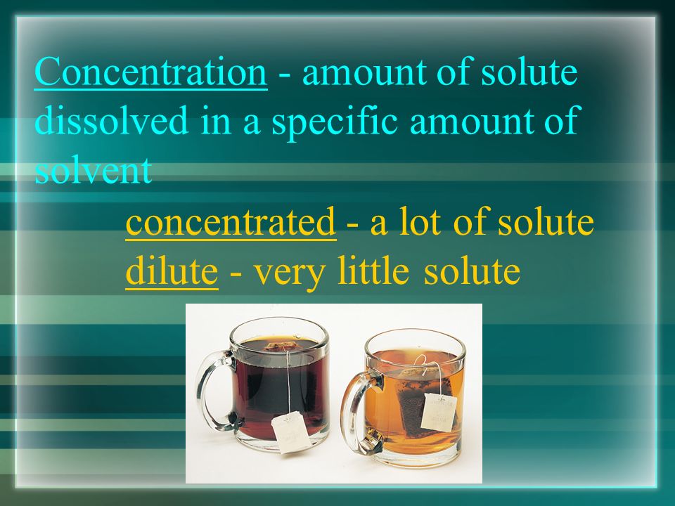 Solution Concentration Section 14.2