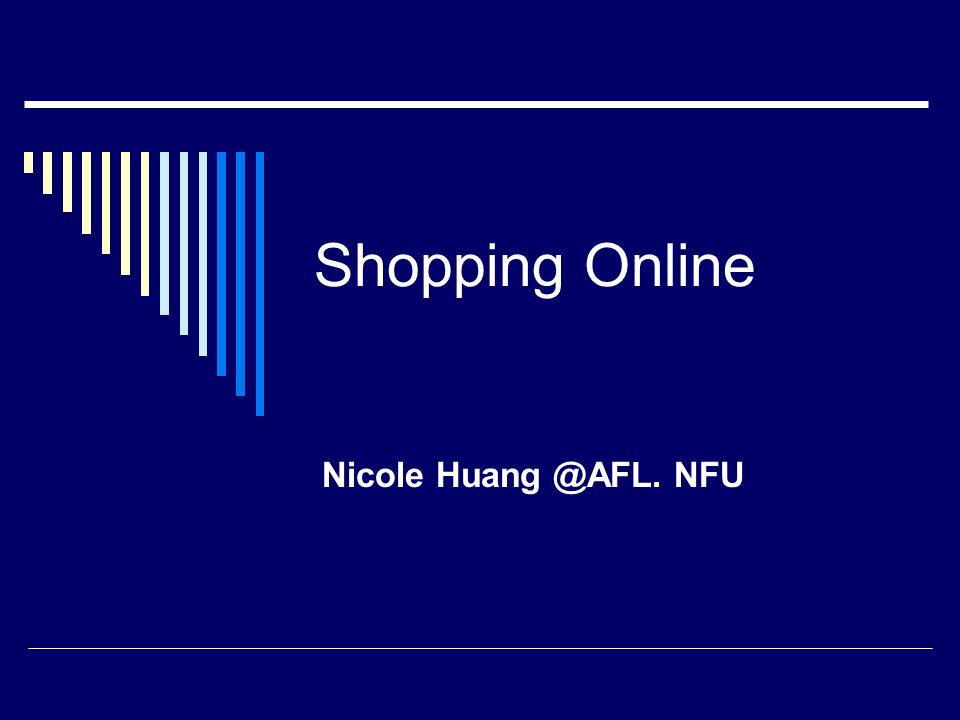 Shopping Online Nicole NFU