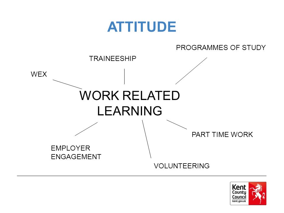 ATTITUDE WORK RELATED LEARNING WEX PROGRAMMES OF STUDY EMPLOYER ENGAGEMENT PART TIME WORK VOLUNTEERING TRAINEESHIP