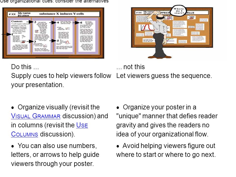 how to do a poster board