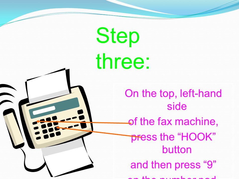 Faxing 101: Using the Fax Machine (and yes, we have a fax machine!) How to  use a calling card for a long-distance number: - ppt download