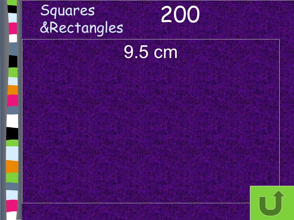 Squares &Rectangles 9.5 cm 200