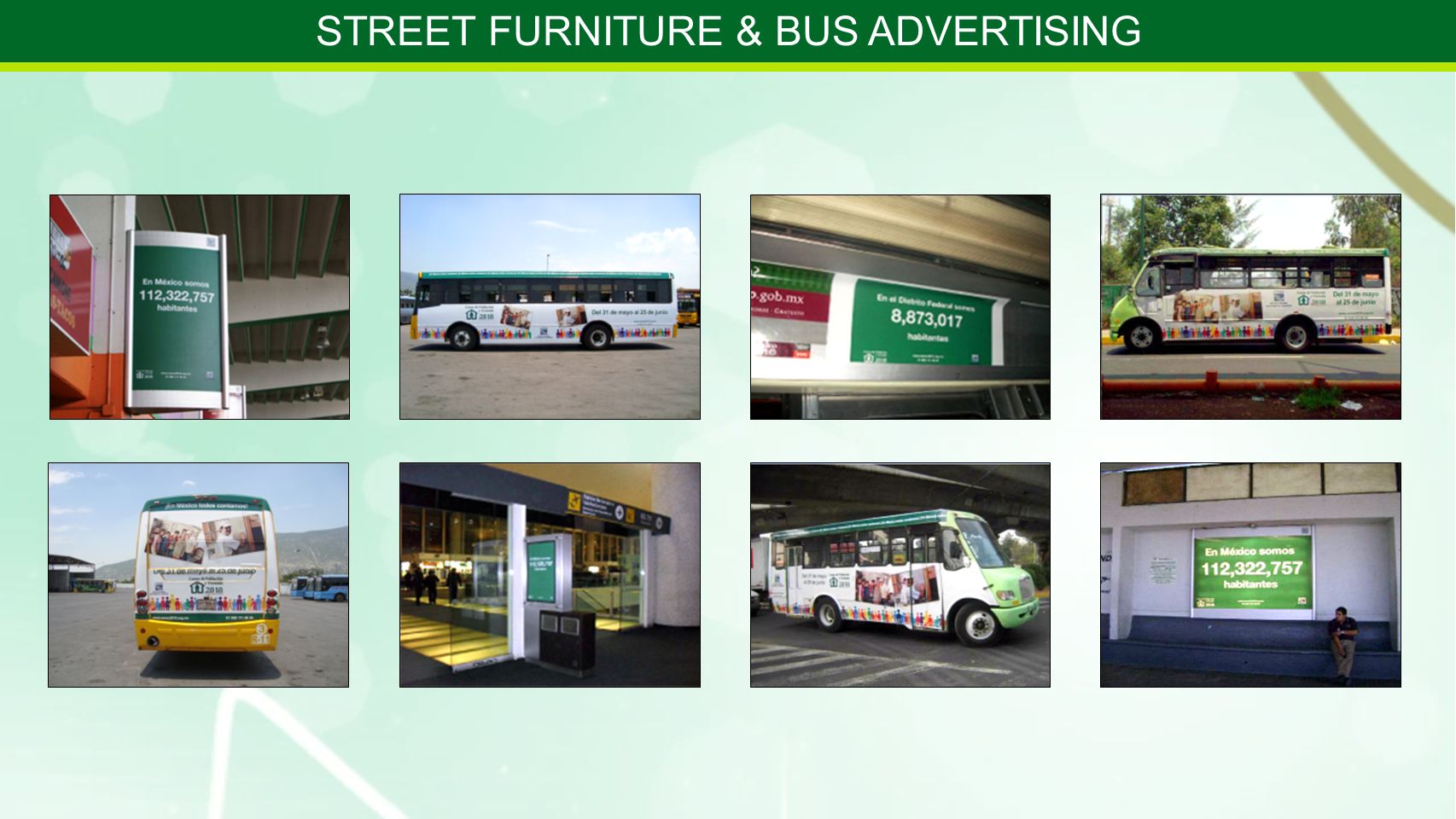STREET FURNITURE & BUS ADVERTISING