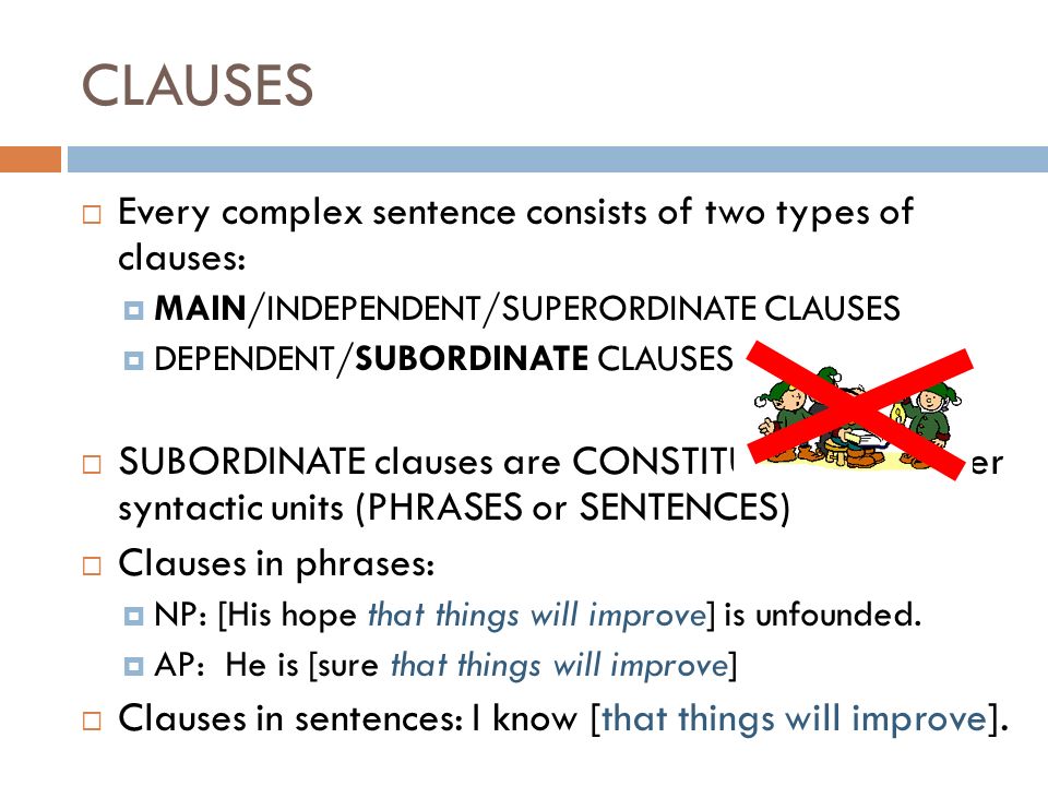 SUPERORDINATE CLAUSE EBOOK SUPERORDINATE CLAUSE EBOOK