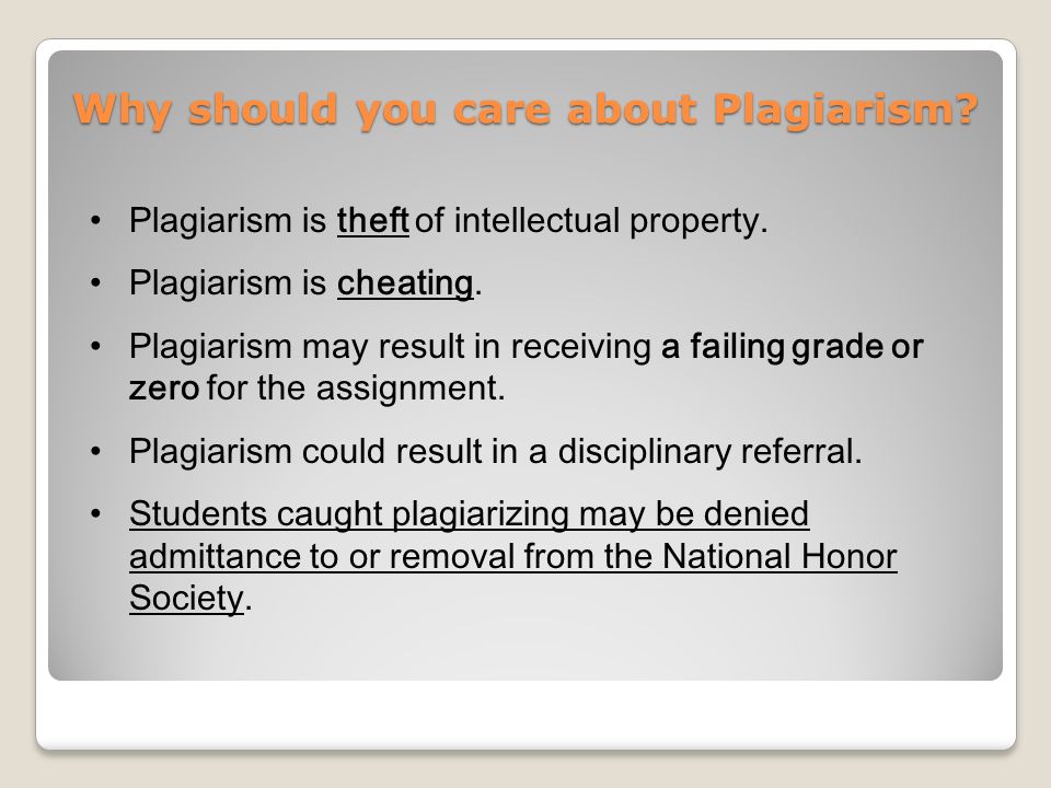 plagiarism giving credit where credit is due taken from plagiarism powerpoint