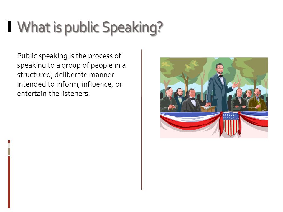 What is public Speaking.