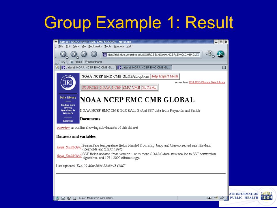 Group Example 1: Result