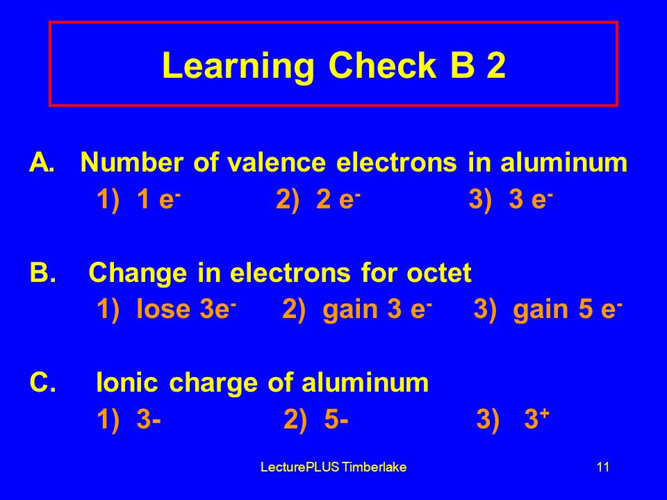 LecturePLUS Timberlake11 Learning Check B 2 A.