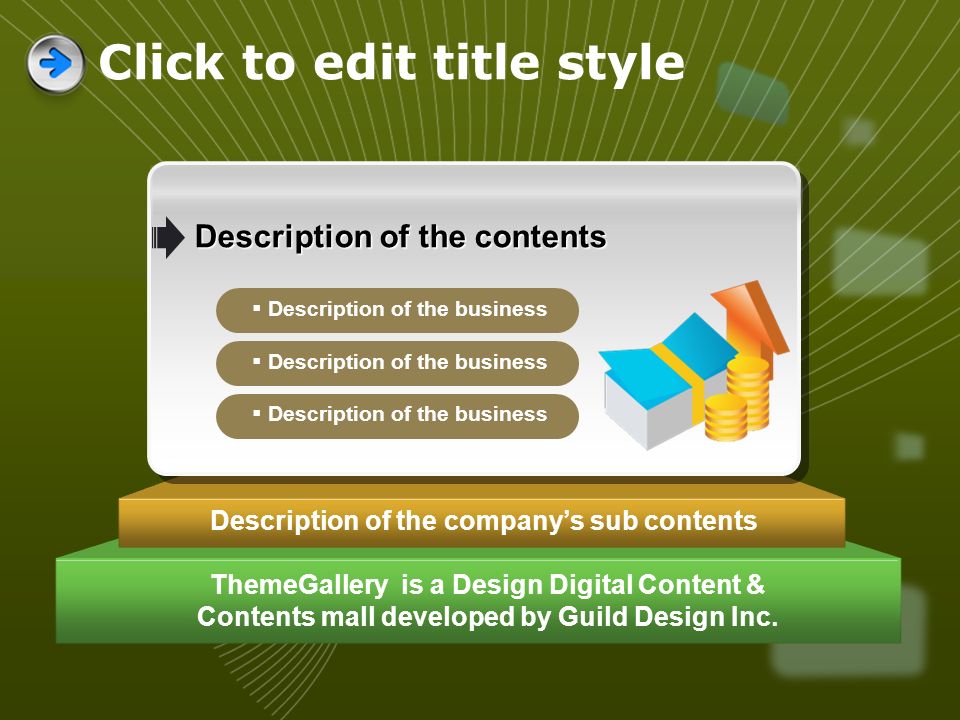 ThemeGallery is a Design Digital Content & Contents mall developed by Guild Design Inc.