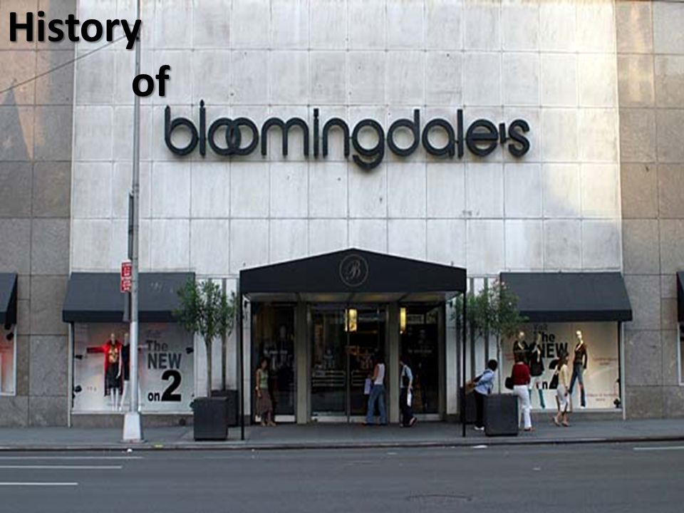 History of New York's Bloomingdale's Department Store 
