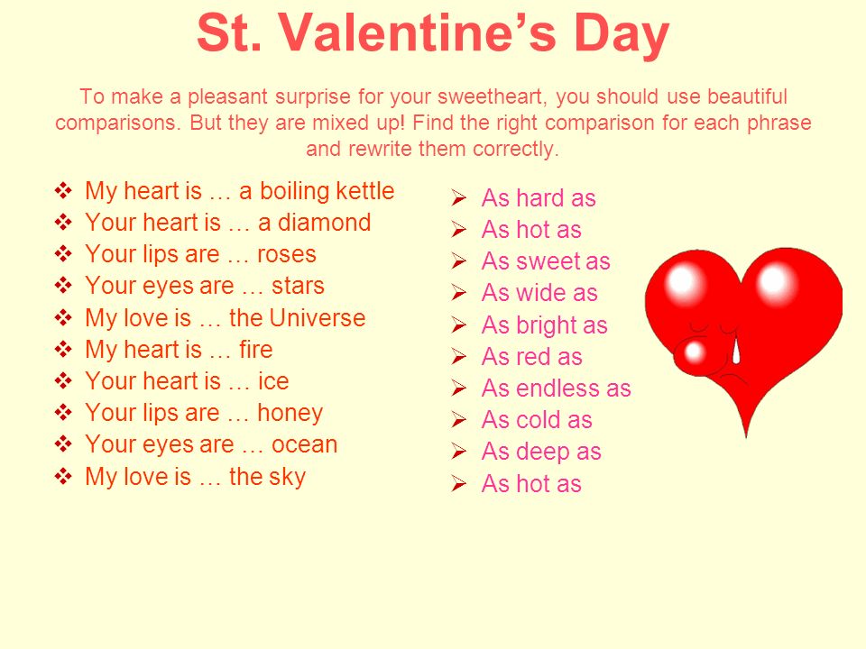 St. Valentine's Day falls on February 14th and is the traditional day ...