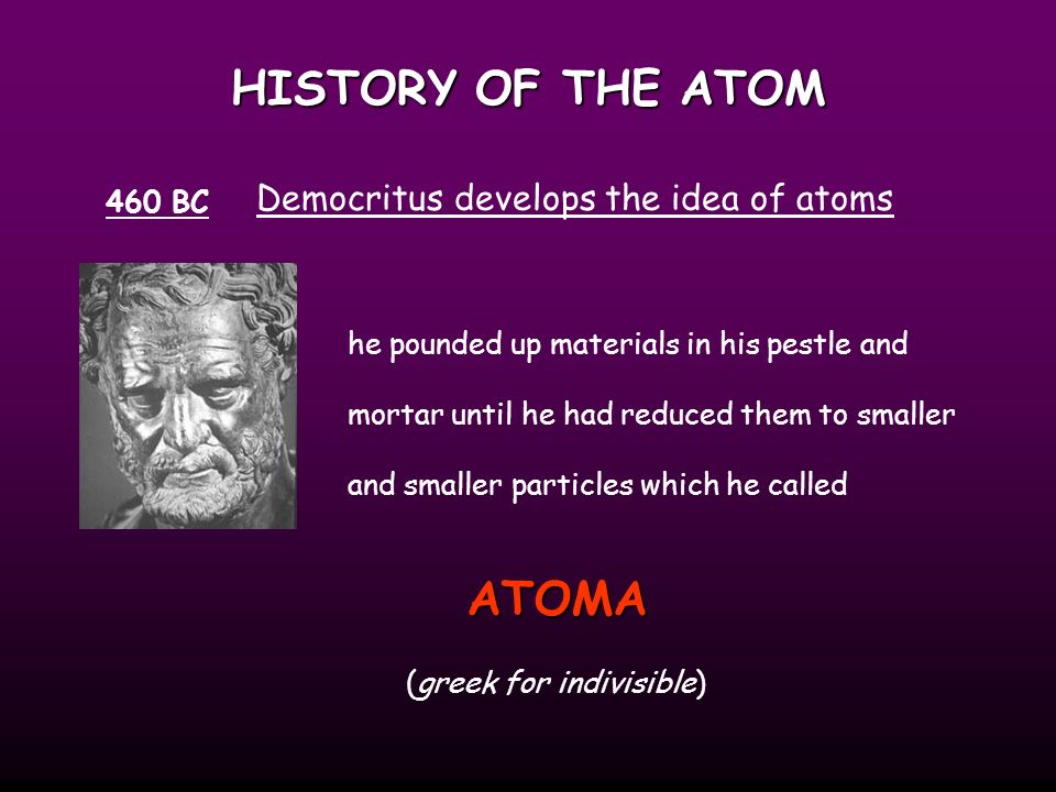 Definition of Atoms Atoms are the fundamental building blocks of all matter, not able to be split by ordinary chemical reactions greek word atomos which means indivisible .