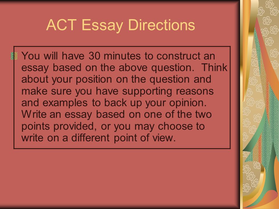 why type of essay writing is act test why type of essay writing is act test