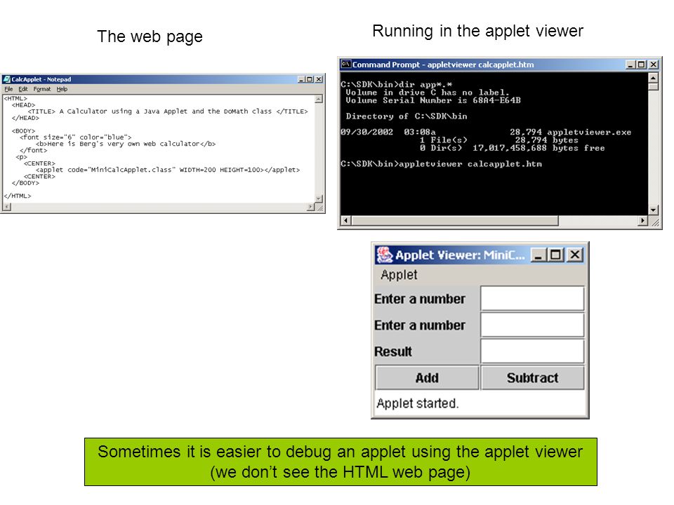 java applet viewer size java applet viewer size