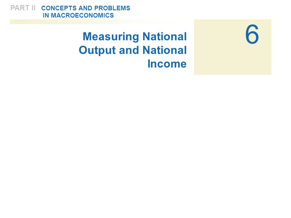 problems associated with measuring national income