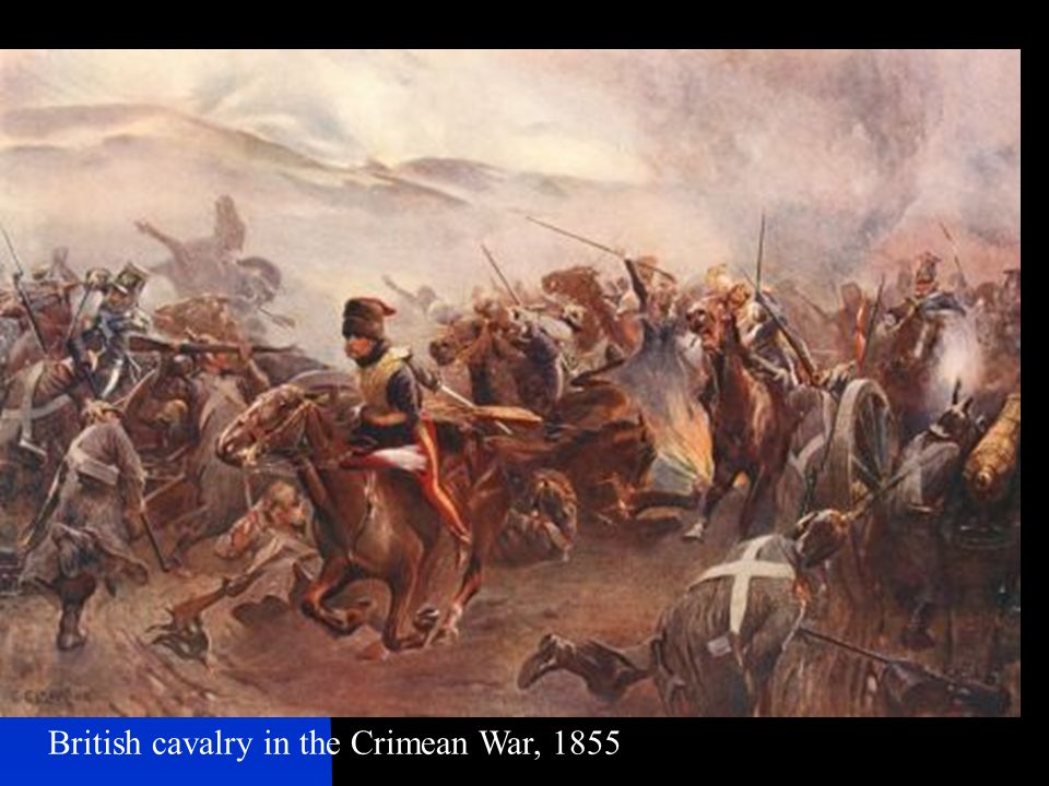 British cavalry in the Crimean War, 1855