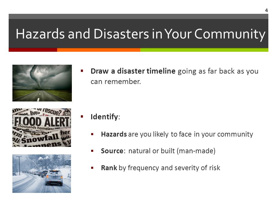 Key Words Defined According to FEMA:  Vulnerability – Living in the way of something that poses a hazard (a flood plain)  Disadvantaged – Do not have the resources to respond to a hazard or disaster.