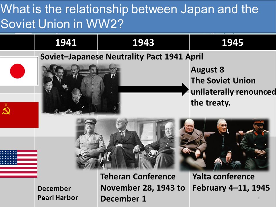 13 Avril 1941 – Le pacte de neutralité entre l'URSS et le Japon ...