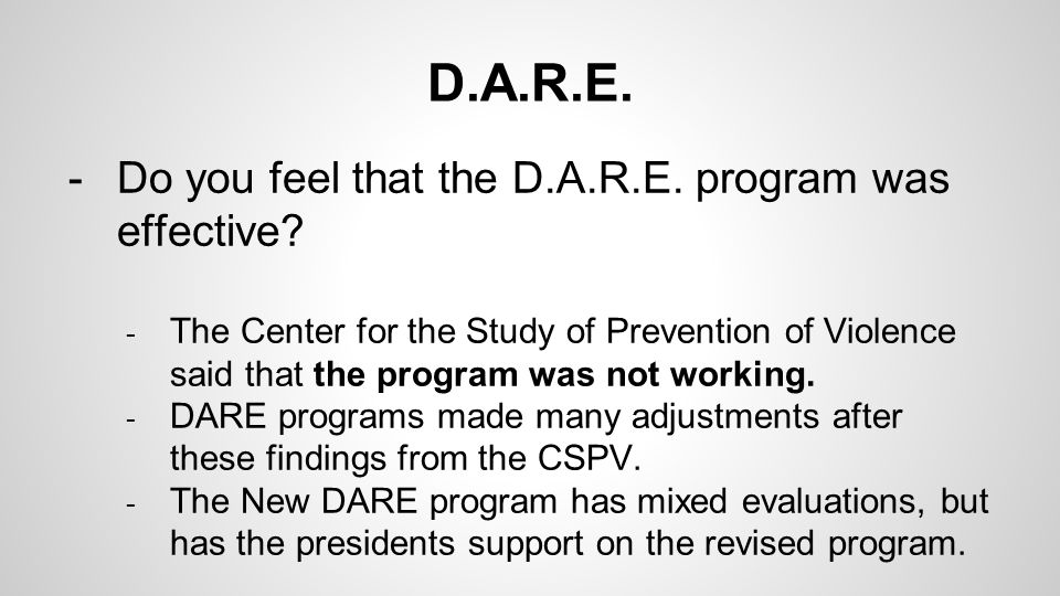 dare program
