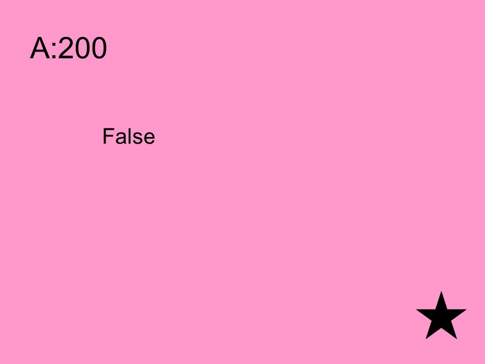 A:200 False