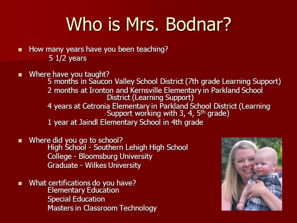 Welcome to Fourth Grade! Mrs. Bodnar Mrs. Stahley Jaindl Elementary School Room 309