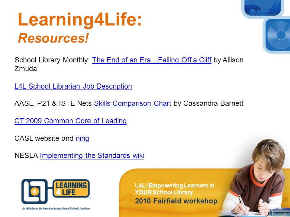 Learning4Life: Resources.