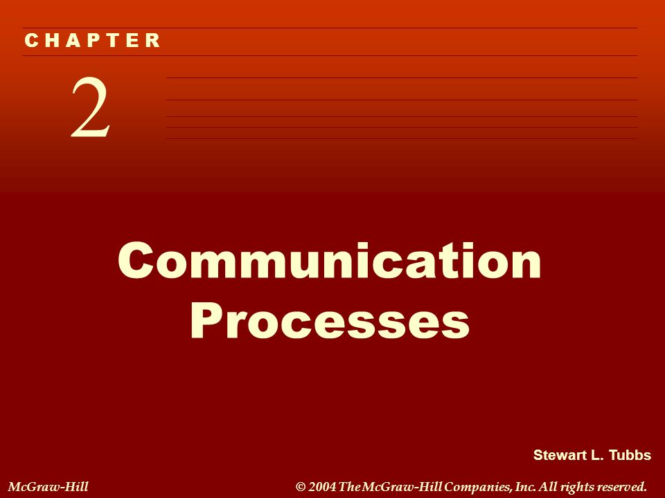 Stewart L. Tubbs McGraw-Hill© 2004 The McGraw-Hill Companies, Inc. All ...