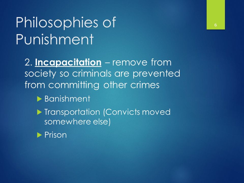 incapacitation criminal justice