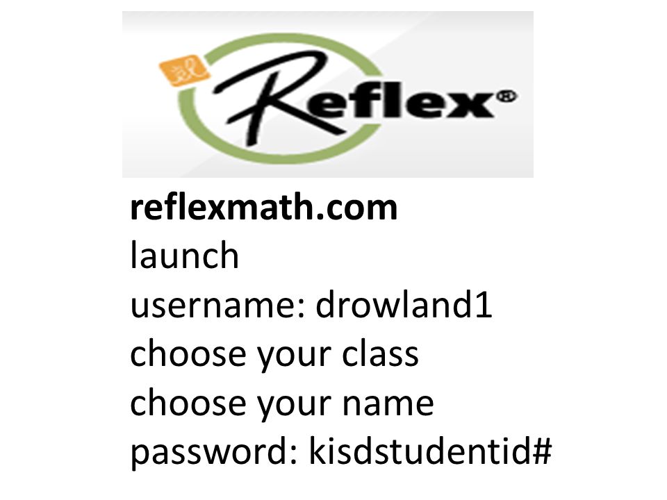 Math Nb Reflexmath Com Launch Username Drowland1 Choose Your