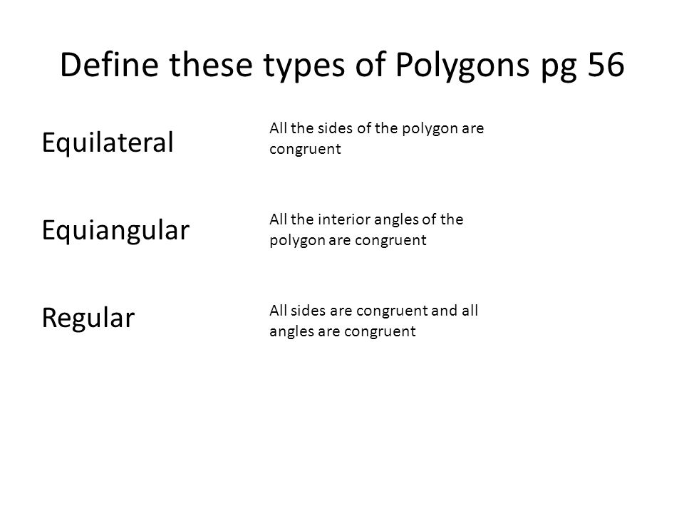 Polygons Triangles And Quadrilaterals What Is A Polygon