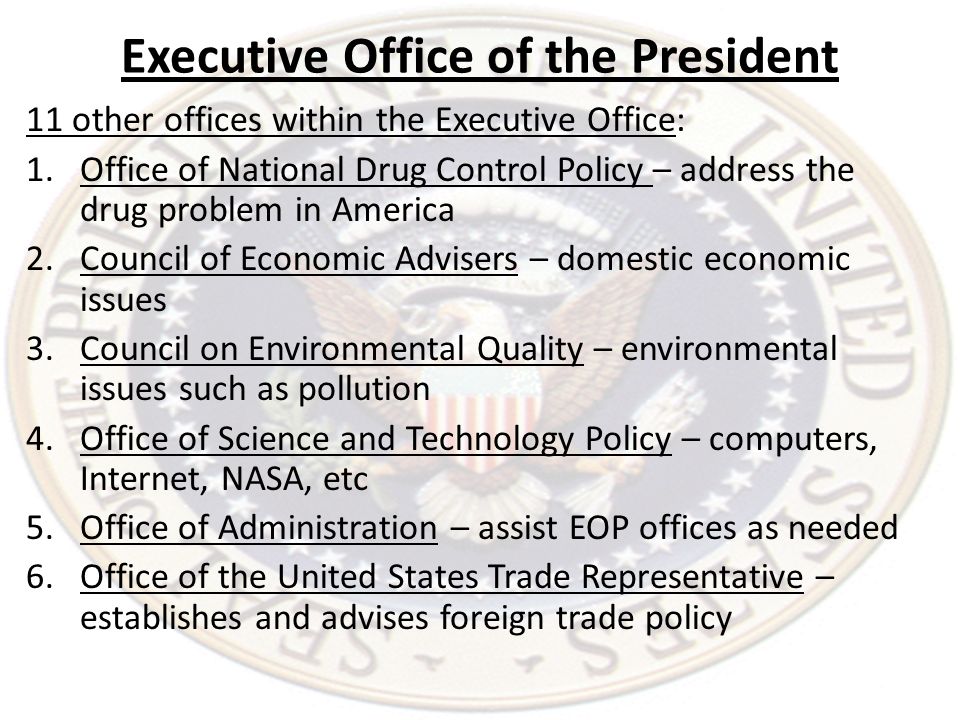 Presidency Executive Branch President Of The United States Head Of The Executive Branch Of The Federal Government And The Most Important And Powerful Ppt Download
