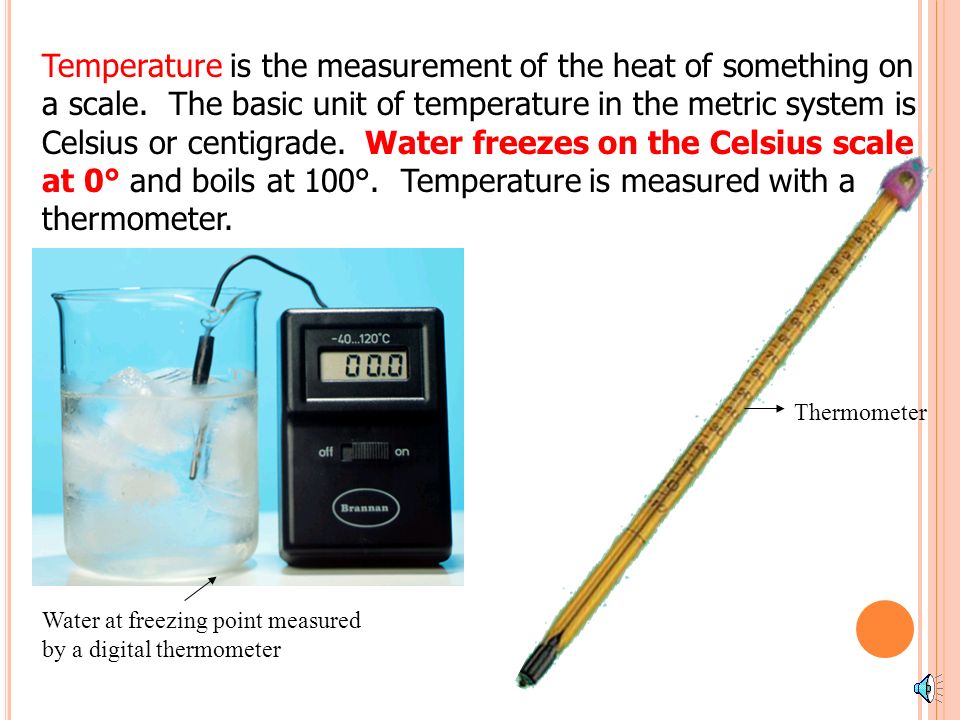 Common Modern Units for Measuring Temperature Fahrenheit Celsius