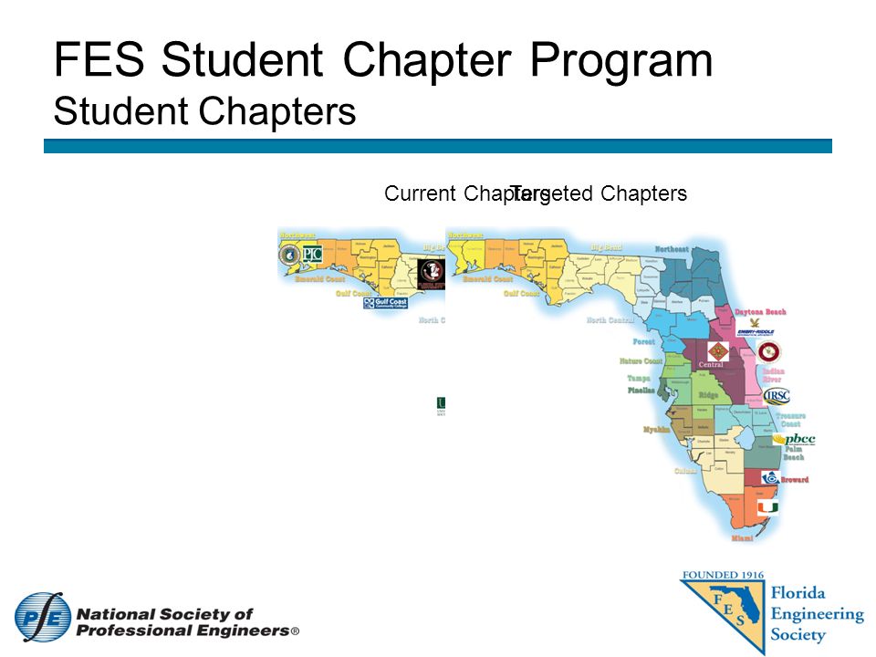 FES Student Chapter Program Student Chapters Current ChaptersTargeted Chapters