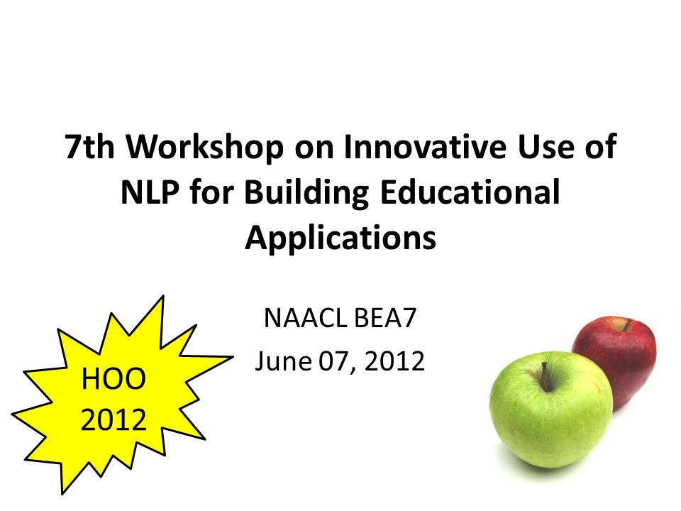 7th on Innovative Use of NLP for Building Educational