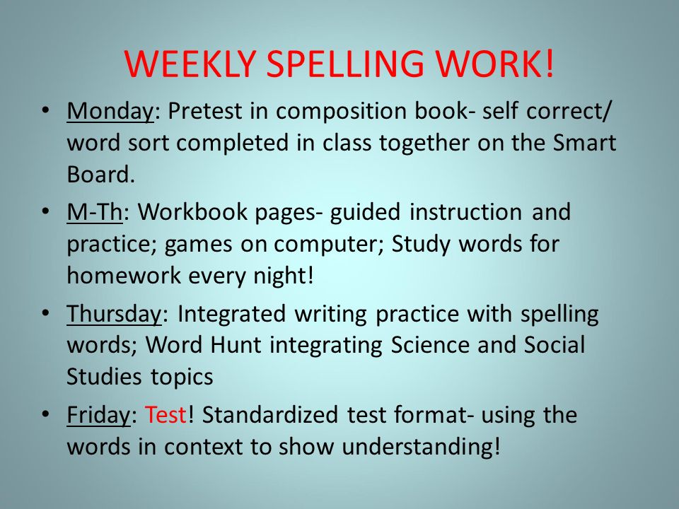Curriculum: Aligned to the Common Core State Standards Spelling: Spelling Connections Workbook Online access to review games and lists are forthcoming.