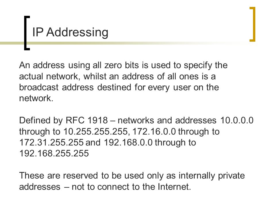 Networking The Tcp-ip Protocol Suite (part 2) Carl Smith National 